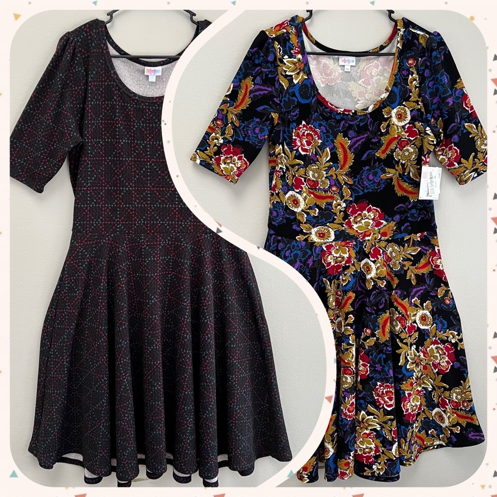 Lularoe Womens Casual Dress Plus Size Bundle